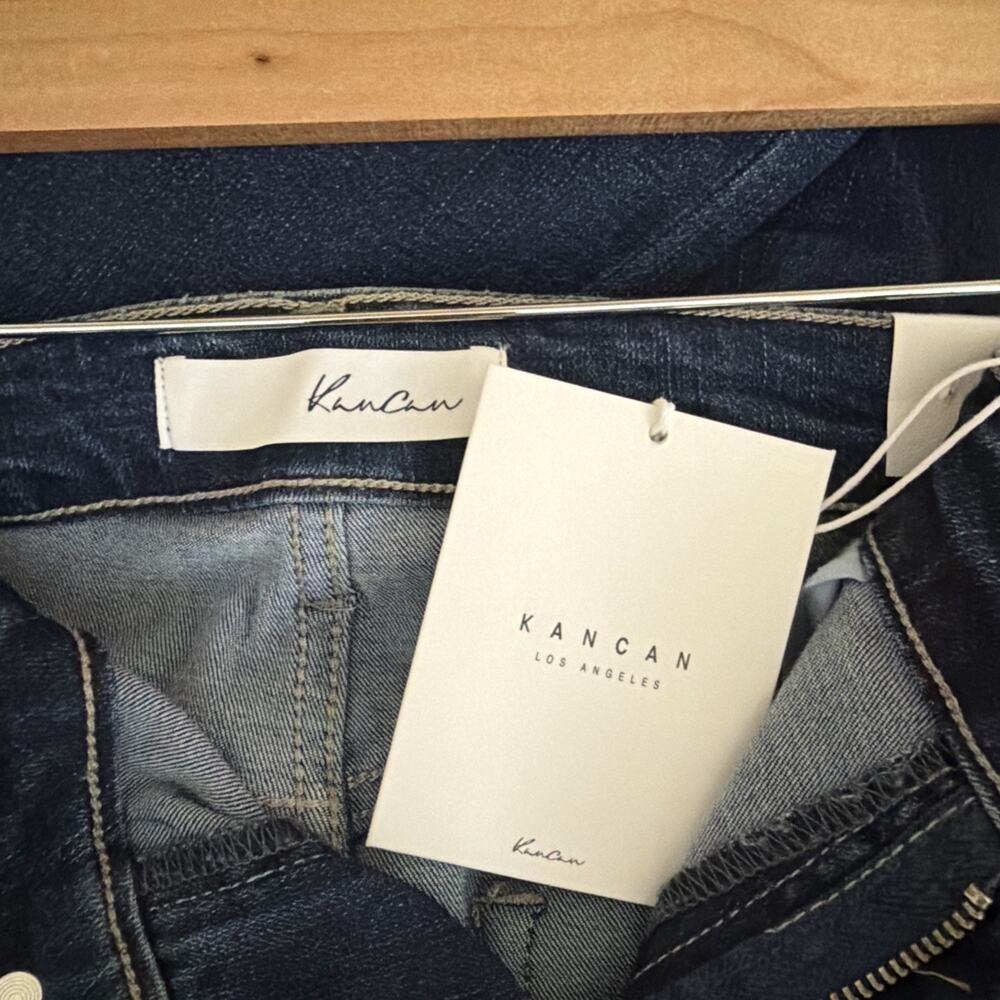 NWT Kancan Blue Plain Skinny Stretch PLUS Jeans 16W #0794 - Picture 5 of 5